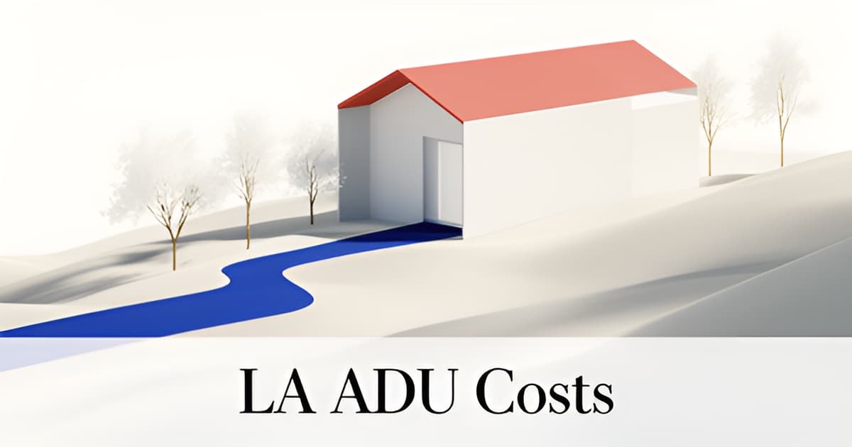 ADU Cost Calculator: Estimating Your Los Angeles Backyard Build