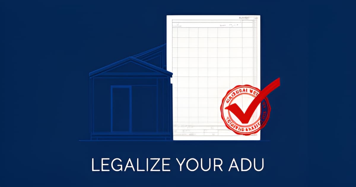 ADU Legalization in Altadena: Requirements for Existing Unpermitted Units