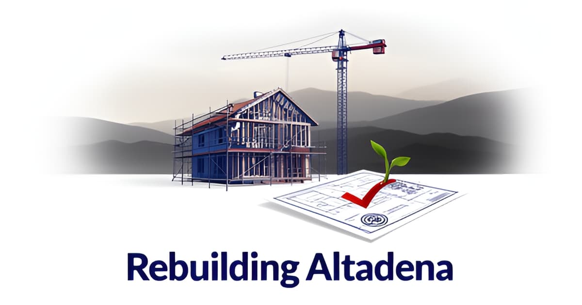 Altadena Rebuild Permit: How the Post-Eaton Fire Process Works