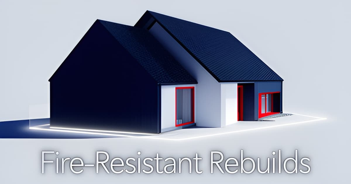Best Practices for Fire-Resistant Home Rebuilds After Wildfires