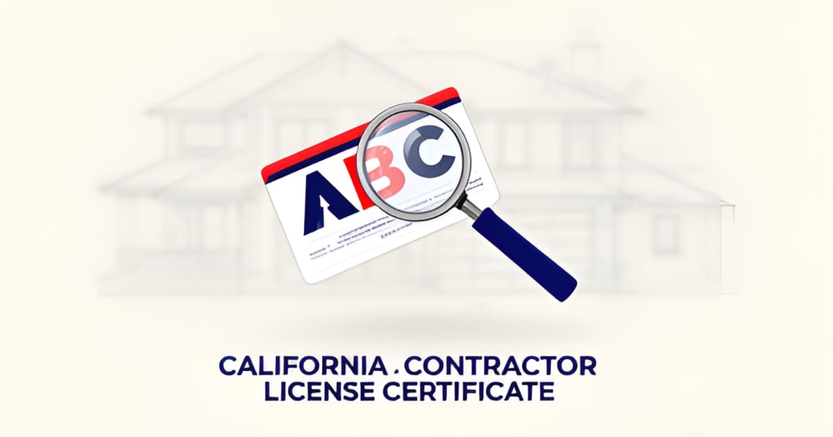 California Contractor Number: What Those Letters and Digits Mean