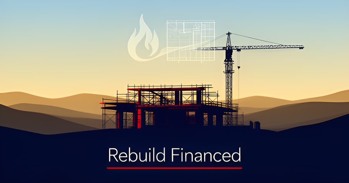 Fire Rebuild Loans in California: Financing an Eaton Fire Reconstruction