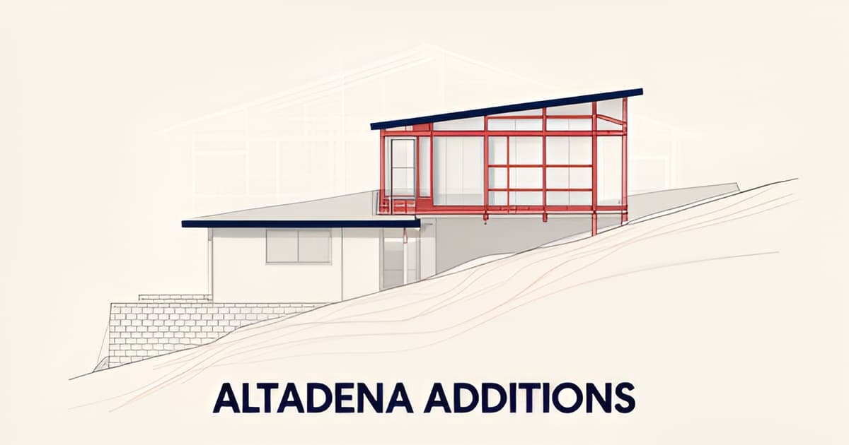 Home Addition Costs in Altadena: Room Additions and Second-Story Builds