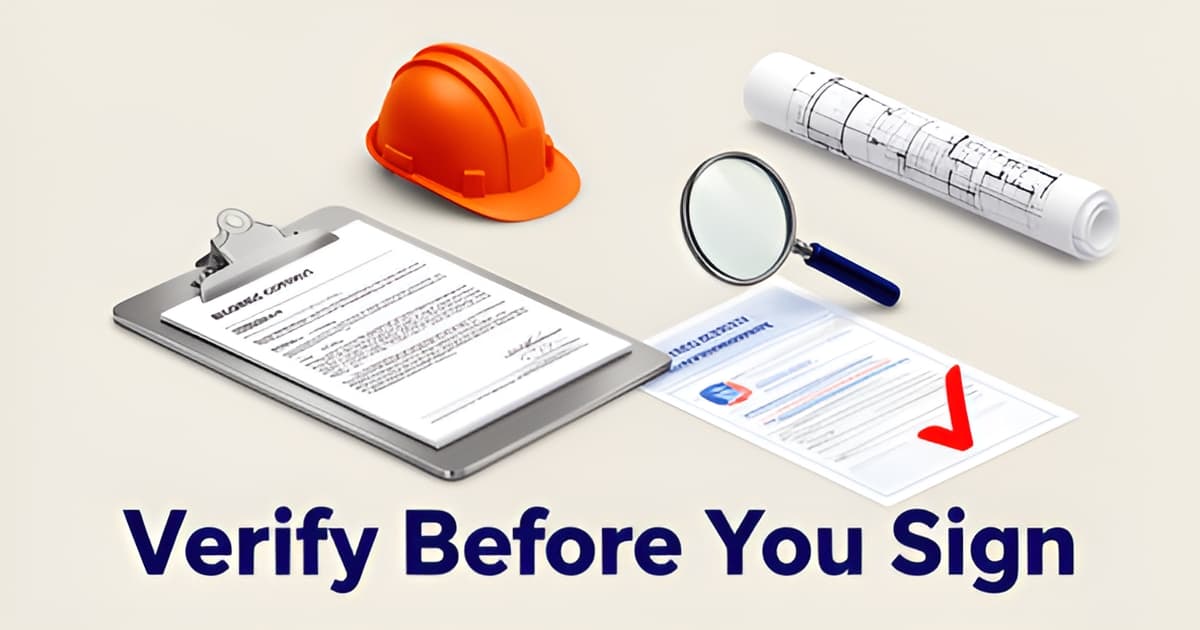 How to Check a Contractor's License and Insurance Before Signing