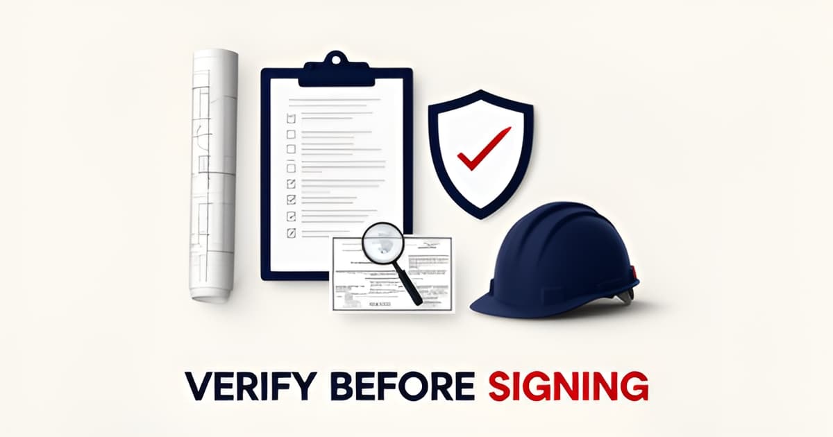 How to Verify a Contractor Is Licensed and Insured Before Signing