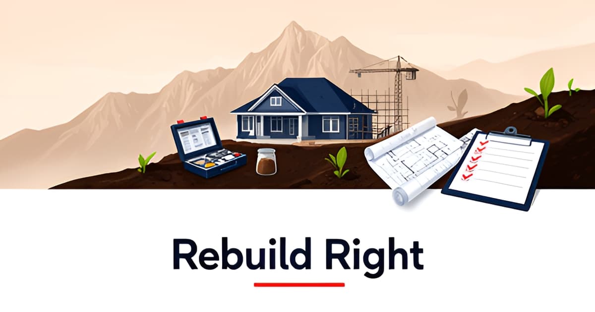 Rebuilding in Altadena After the Fire: First 90 Days Checklist