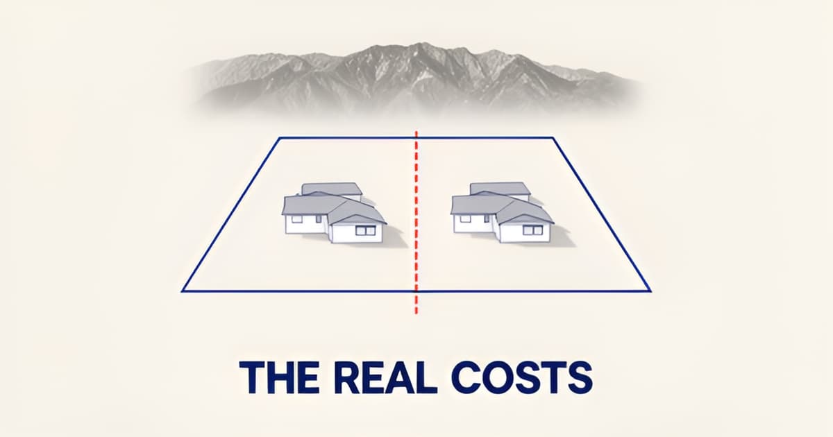 SB 9 Urban Lot Split in LA County: Costs and Fine Print