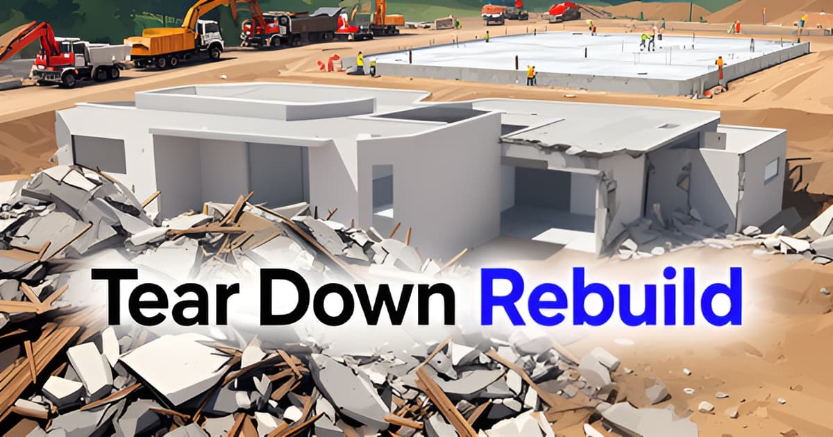 Tear-Down Rebuild Costs in Altadena: Demolition, Disposal, and New Construction